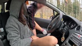 Convince a stranger to touch my wet pussy while taking a walk