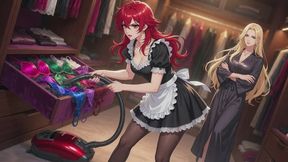 Vacuuming Stories #9: The Maid's Lingerie Vacuum Confession