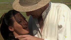Sexy Brunette Squirts And Gets Banged By A Worker Outdoor In The Field