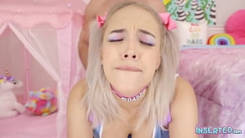 Charming blonde with huge tits is ready for another cock to fill her up