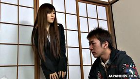 Horny Hitomi Tsukishiro fucked on