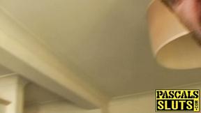 ”Hardcore drilling session after a blowjob with mature beauty”