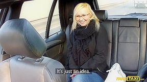 Nerdy Blonde Skunk In Glasses Gets Back At Cheating Boyfriend By Fucking Cabbie - Emily Sweet