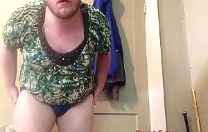 Fat Crossdresser Webcam Show