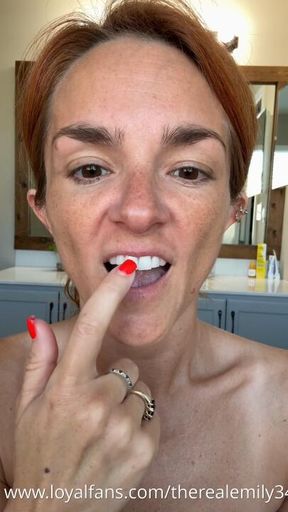 ASMR finger brushing