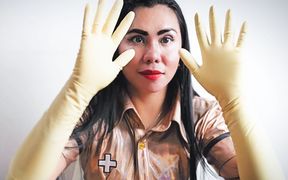 Medical Latex Gloves Fetish