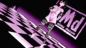 Big titty japanese pop star dances and then gets rough fucked from behind - hmv