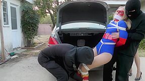 Superheroine Supergirl Captured Bound And Humiliated