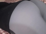 Thicc femboy farts in leggins OwO 🍑💨