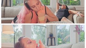 Sexy CEO's secret sole obsession: Bri- Lesbian Foot Worship- Toe Sucking- Sprained Ankle- 4k