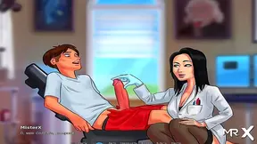 TeenTeacher Surprised by Huge Dick in Summertime Saga Anime Adventure