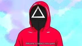 Masked Gamer Unleashes Hot Cumload in Steamy Squid Game Lust Fantasy