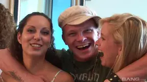 Sizzling Cougar With Hot Body Enjoys Hardcore Gangbang Party Action