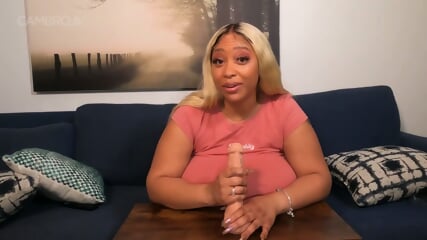 Brijia Monet - Dildo Titfuck (FAKE CUMSHOT)