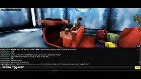 Carmiia Gives Seductive X-Mas Blowjob in 3D Anime Game Scene