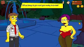 Homers Secret Tryst with Marge Lisa at Burns Mansion – Steamy Hentai Nights