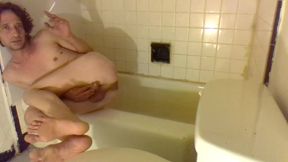 Peeing on Myself on the Edge of the Bathtub