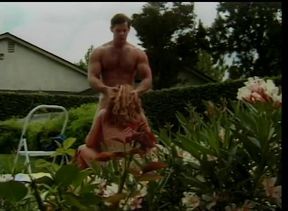 Alluring babe with big tits gets screwed outdoors