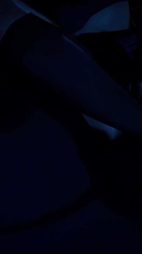 Rainy Night Rendezvous: Kylie's Nylon Surprise