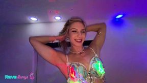 naughty cheerleader kait s techno twerk!