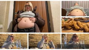 Full and bloated after the street food festival WMV