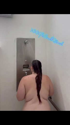 Shower With me In a Camp Shower