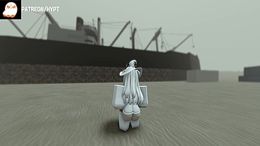 Cute witch gets fucked in shipwreck