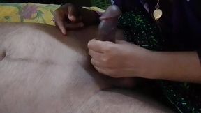 Indian Girl Puts Her Husband's Penis in Her Mouth