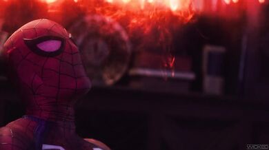 SpideyPool faces Ms Marvel as Strange invades her cock hungry pussy