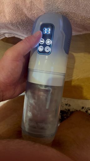 Male masturbating