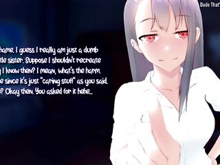 My Step Sister?! [Ear Licking]