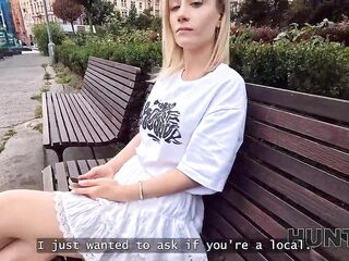 HUNT4K. Pair need cash, what they can do?. Sexy sex with Lily Blossom