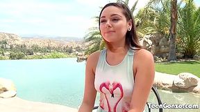 Teen 18+ Zoey Foxx Fucked Hard Outdoor In All Poses