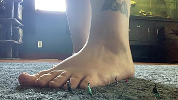 Foot crush, butt crush, and some vore!