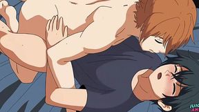 Bad Boyfriend Lets Me Bust in His Ass - HENTAI YAOI ASS PLAY