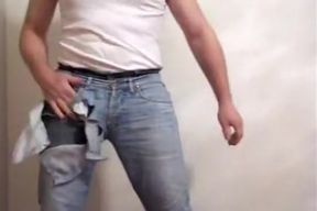 Ripping 3 jeans and nylon shorts