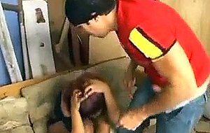 Pervert stranger makes a shemale to fuck