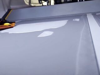 Mission to Paris - Juno suck Brigitte's large ramrod in the aircraft during a mission