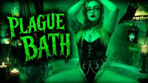Plague Doctor Bubble Bath Makes Goth Babe Horny For Monster Cock (+ BONUS Cosplay Montage)