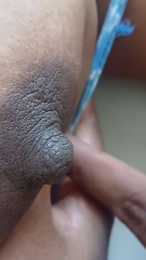 Stunning moment from &quot;Indian desi Tamil wife nipple play&quot;