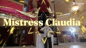 Mistress Claudia in: insulti a un zerbino piccolo piccolo