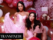 CUM ON MY BUSH! With Khloe Kay and Jane Wilde