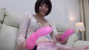 long big nipples asian step-sister caught with toys and seduce to uncensored jav creampie fuck