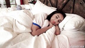Classy babe Eliza Ibarra gets screwed next to her hubby