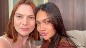 PERFECT COUPLE HOT MILF AND GREEN EYES - NEW TOP MILF GISELE AND GREEN EYES - NEW MR AUG 2024 - CLIP 1