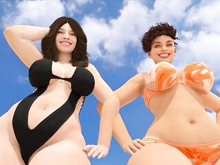 Wench wife gets her Team-fucked on the beach near her spouse.