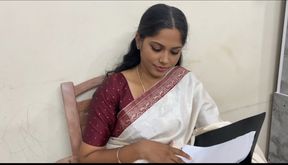 INDIAN DESI TEACHER AND PRINCIPAL MAKING VIDEO