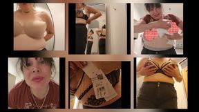 WTF BRA FITTINGS SERIES W THROWBACK FROM LAST MONTH TRYING ON A COTTON BRA