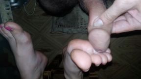 Part_1 Cute Neighbor Knows My Foot Fetish and Offered Me a Footjob to Let Her Play Video Games