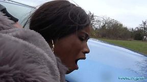 British Ebony Queen Kiki Minaj Fucks in Public POV